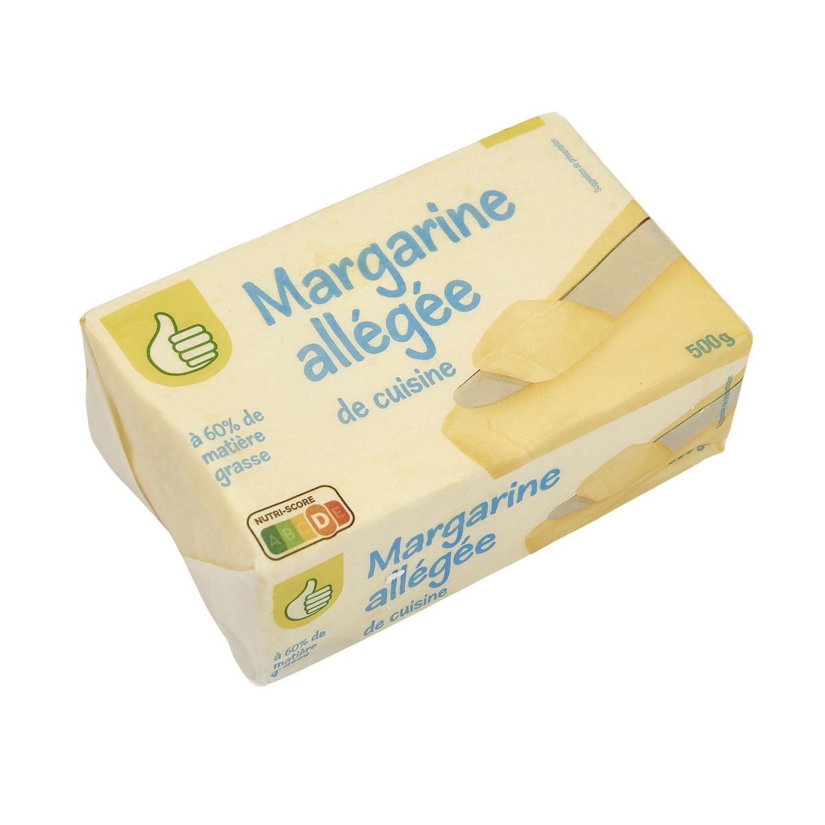 POUCE Margarine de cuisine allégée 60% MG 500g