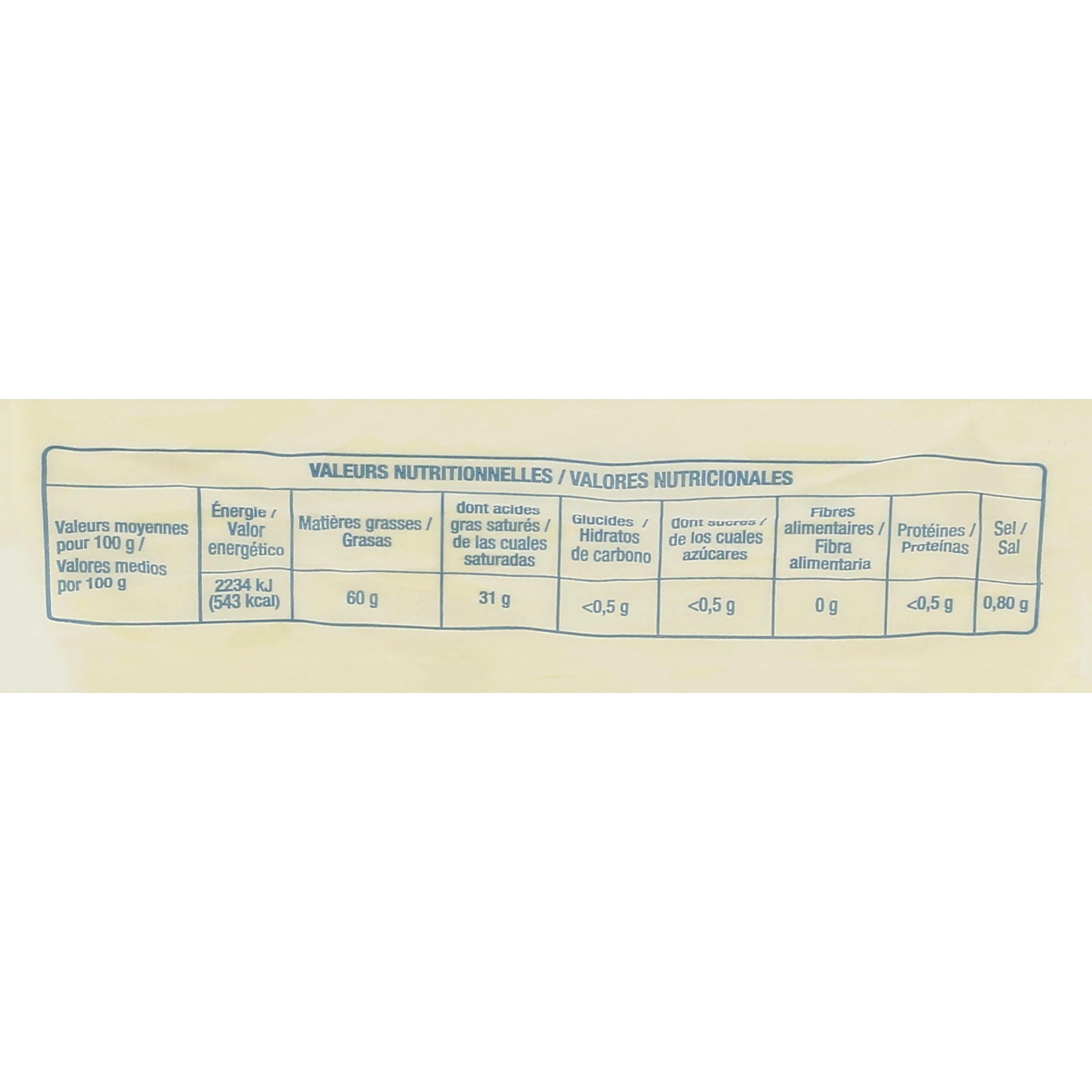 Voir la diapositive 3 : POUCE Margarine de cuisine allégée 60% MG 500g
