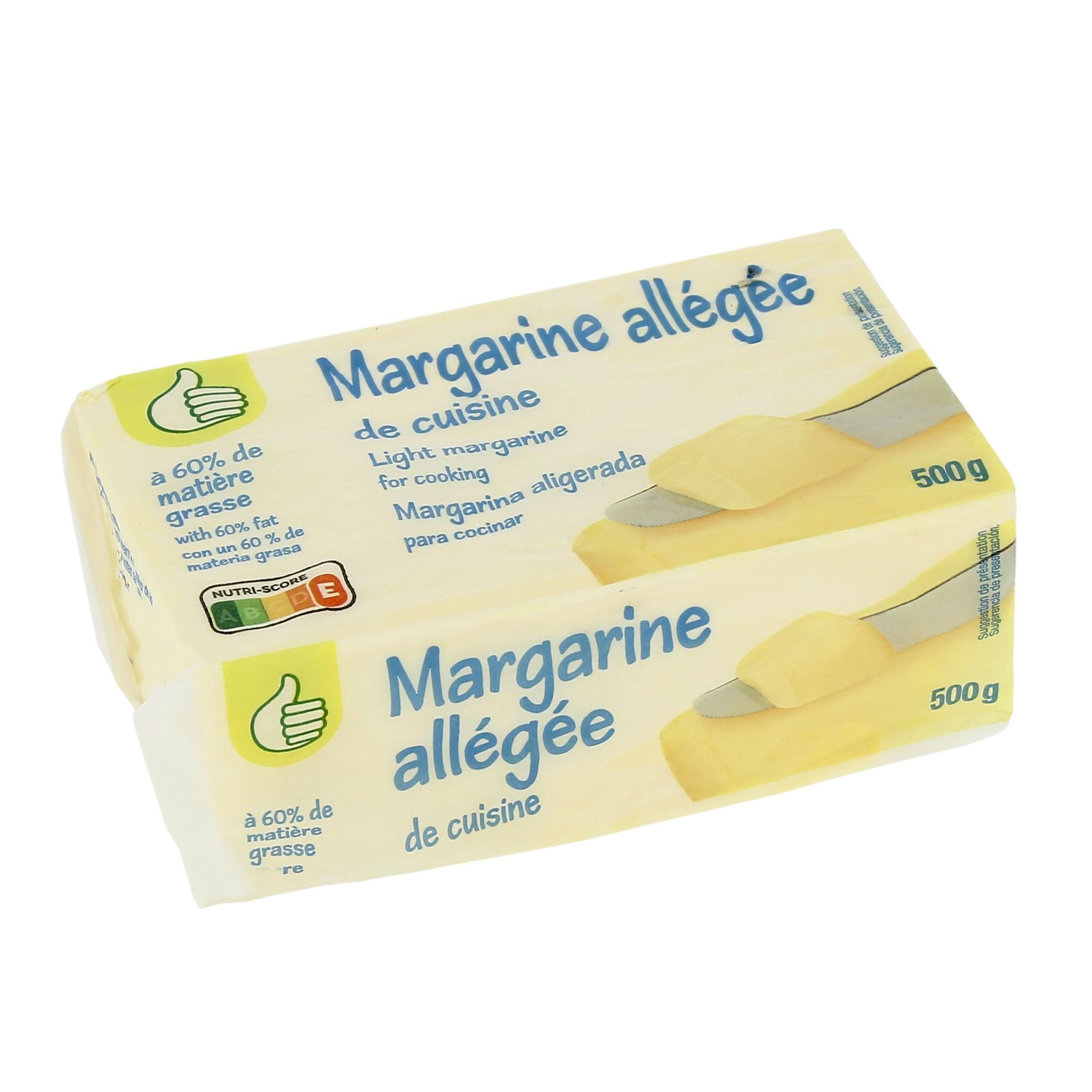 Voir la diapositive 3 : POUCE Margarine de cuisine allégée 60% MG 500g
