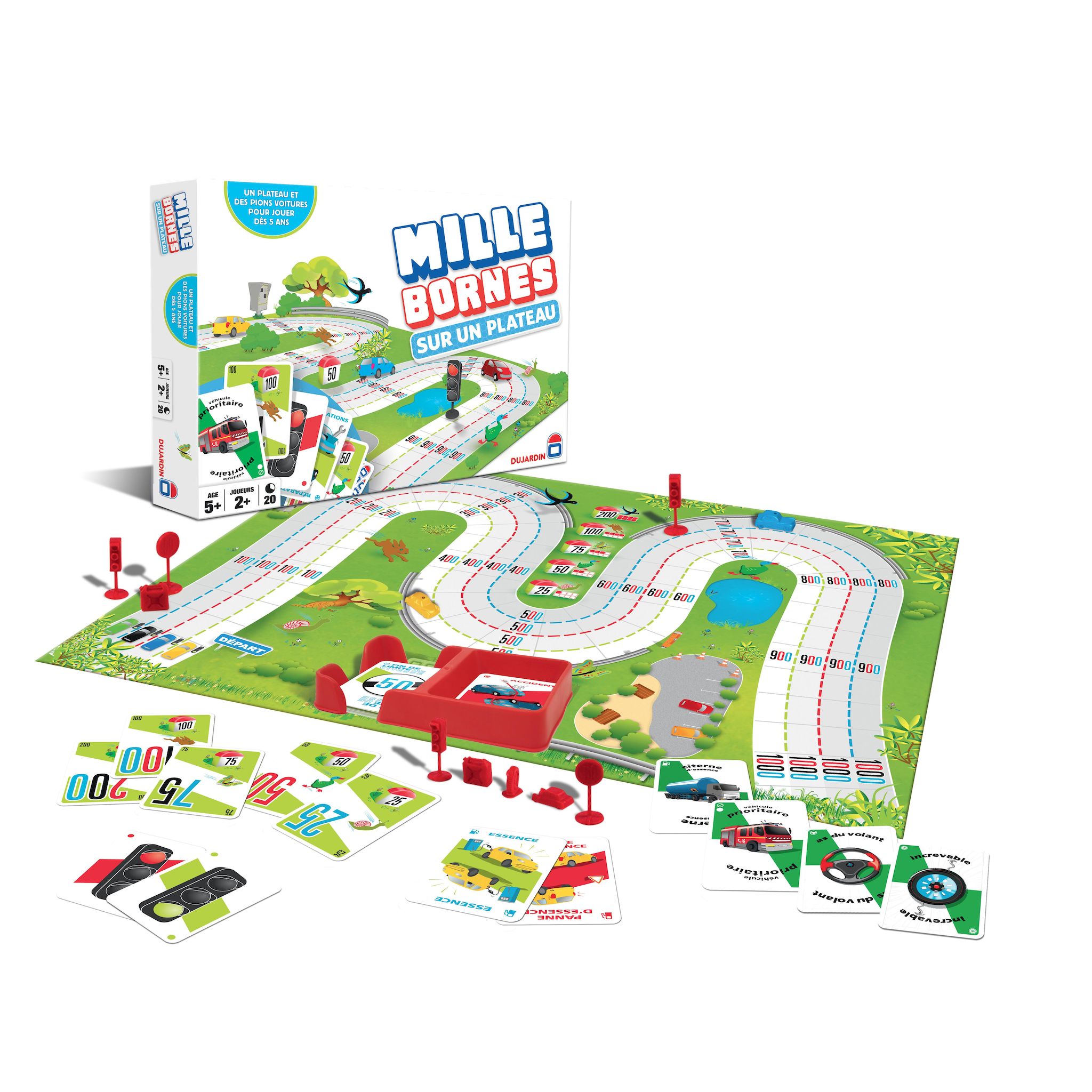 DUJARDIN Jeu Mille Bornes Plateau