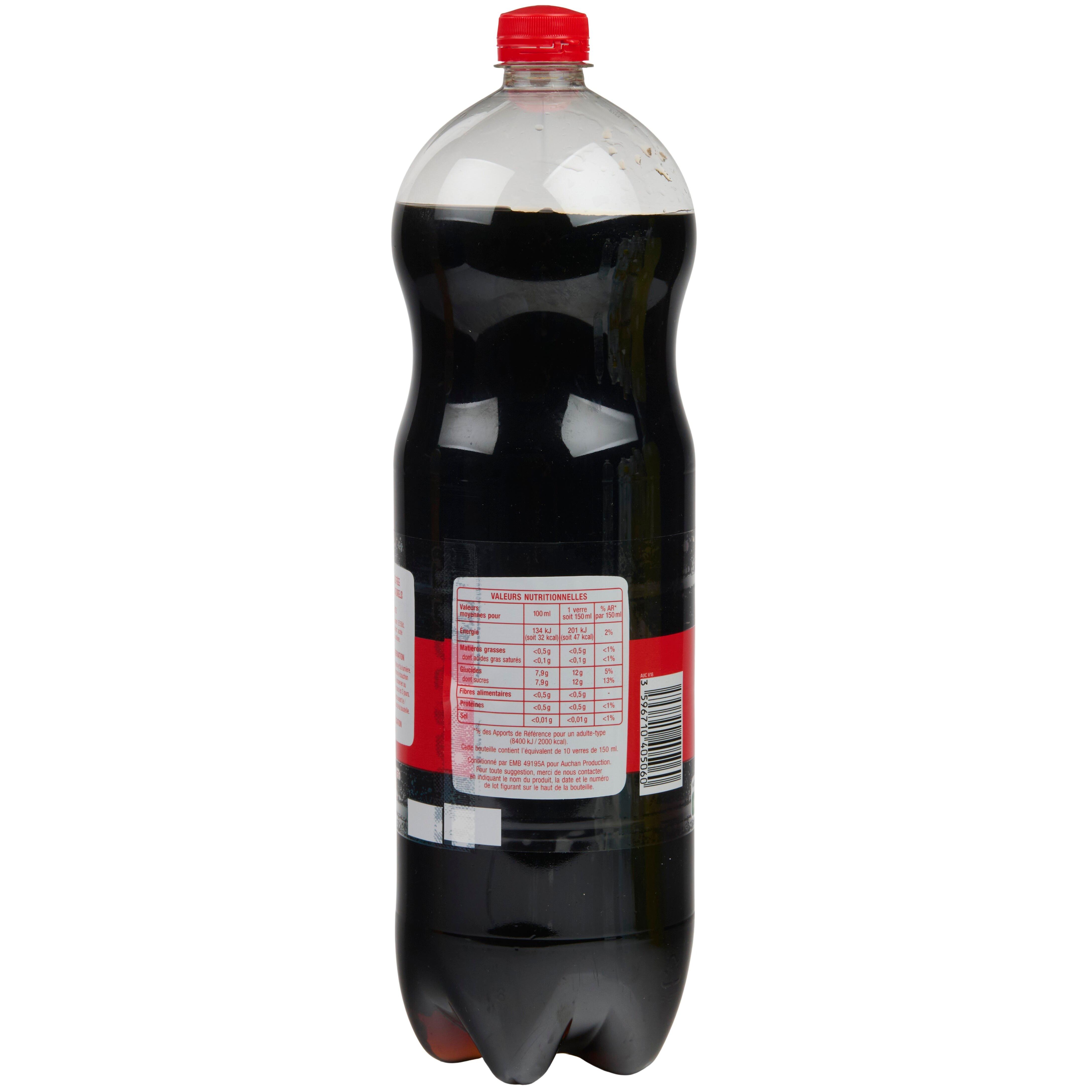 Voir la diapositive 3 : AUCHAN Boisson gazeuse Planet cola classic 2l