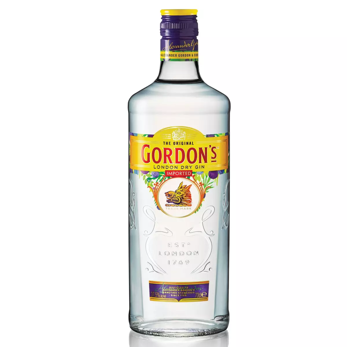 GORDON'S Gin London 37,5% 70cl