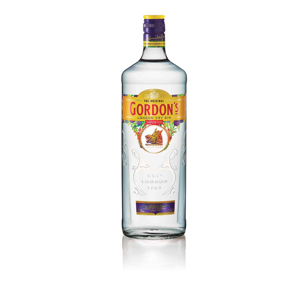 GORDON'S Gin London 37,5% 1l