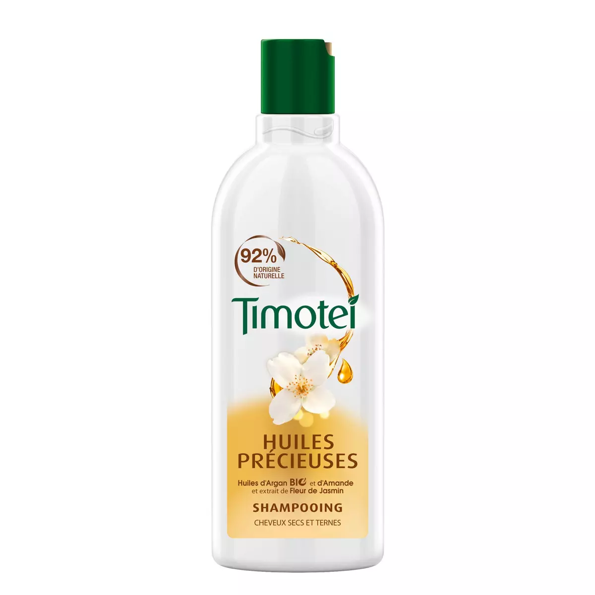 TIMOTEI Shampooing argan bio & jasmin cheveux secs et ternes 300ml
