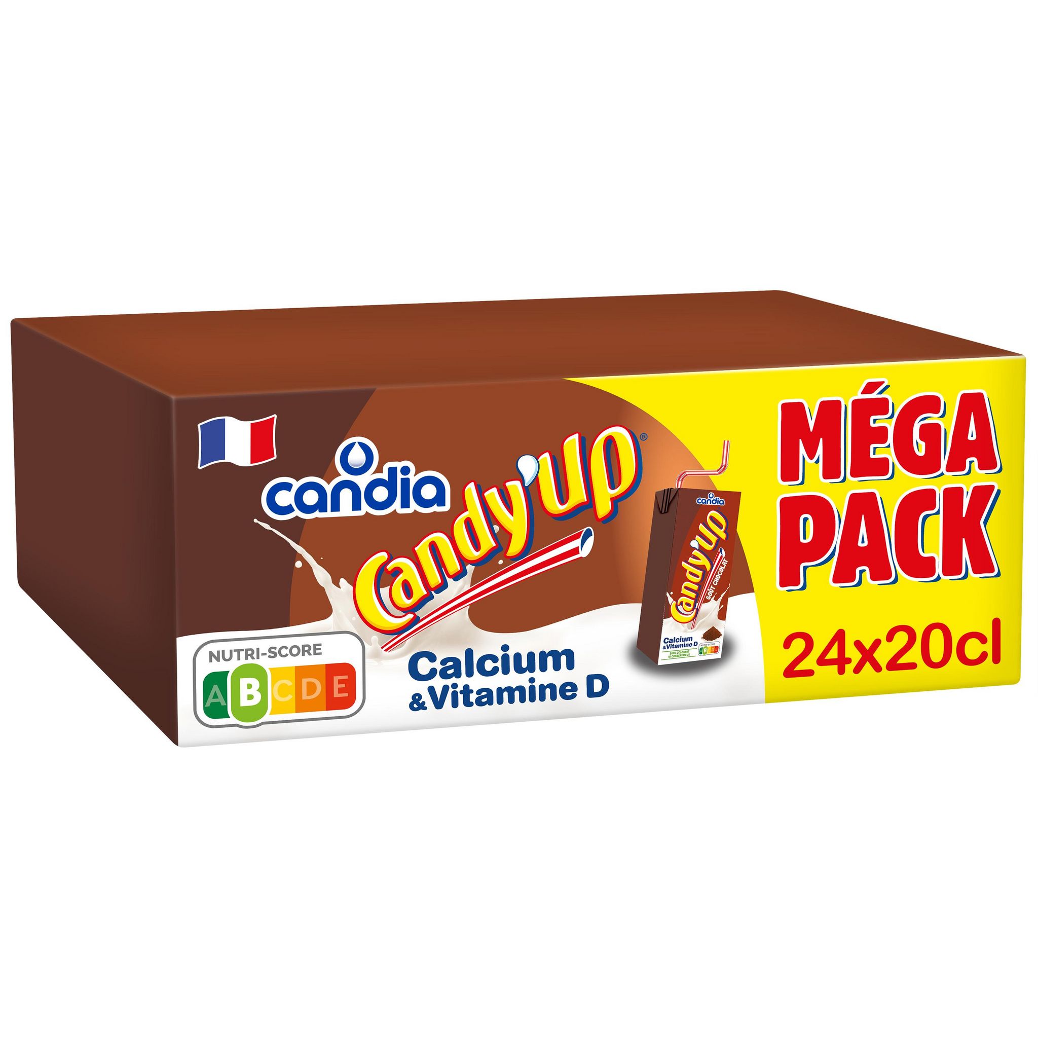CANDY'UP Boisson lactée au chocolat 24x20cl