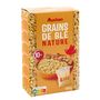 Voir la diapositive 3 : AUCHAN Grains de blé nature, sachet cuisson 10min 4 sachets 4x125g