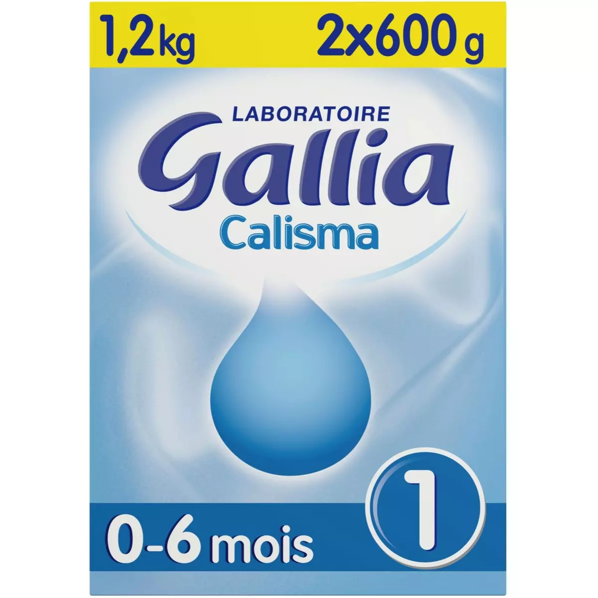 GALLIA Calisma 1 lait 1er âge en poudre dès la naissance 1,2kg