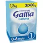GALLIA Calisma 1 lait 1er âge en poudre dès la naissance 1,2kg