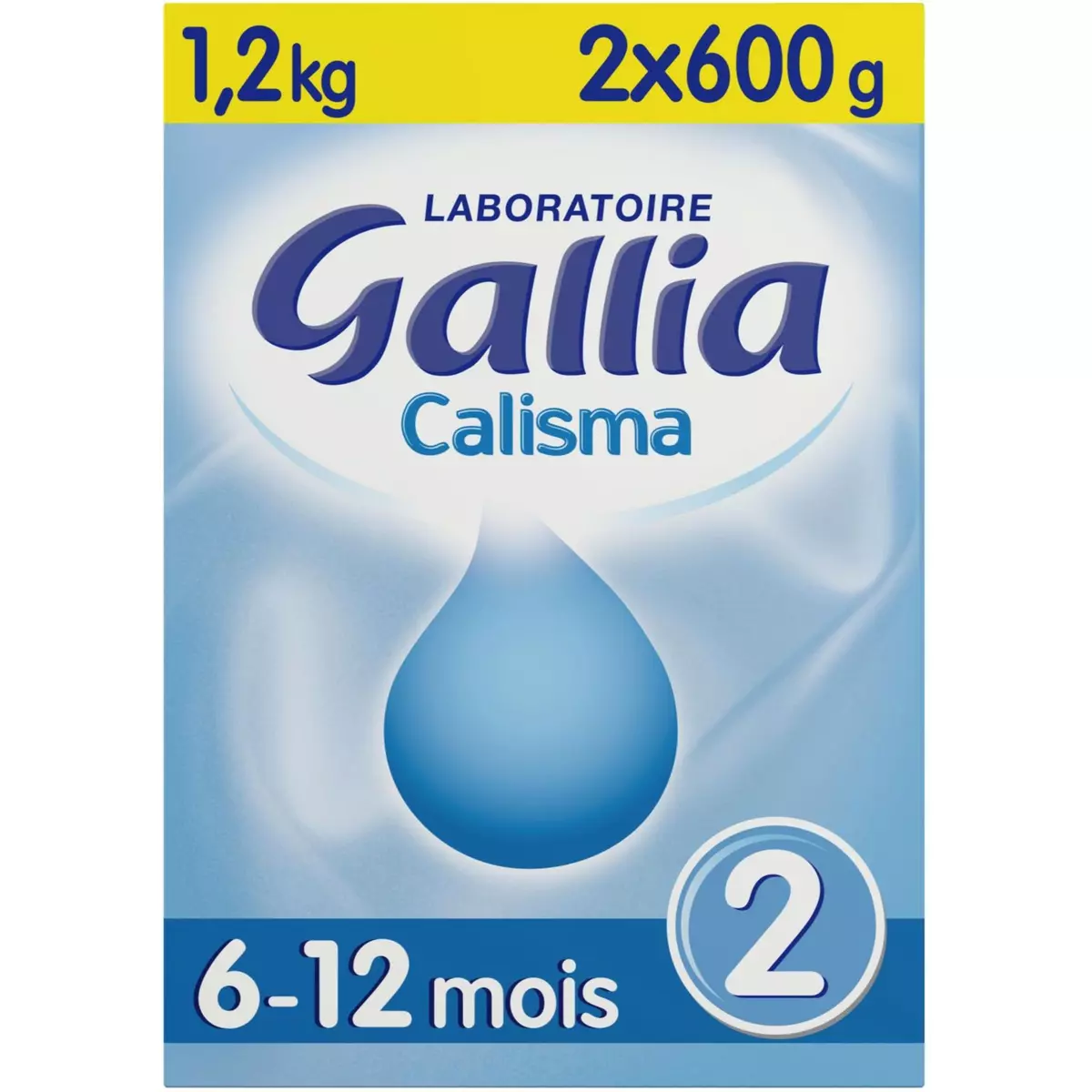 GALLIA Calisma 2 lait 2ème âge en poudre dès 6 mois 1,2kg