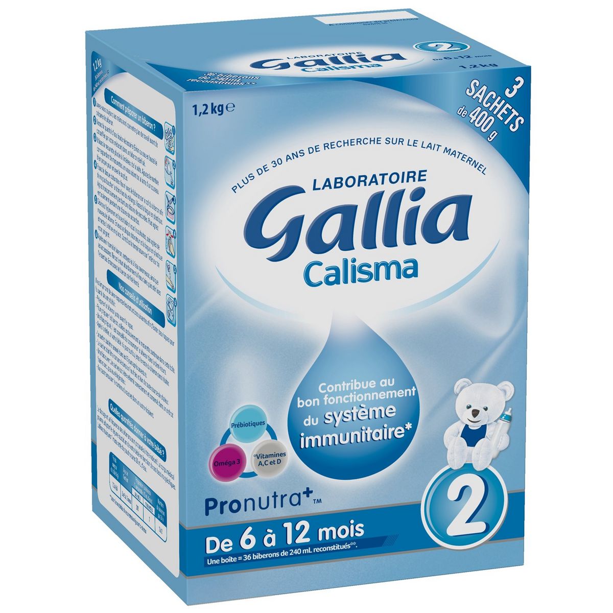 GALLIA Calisma 2 lait 2ème âge en poudre dès 6 mois 1,2kg