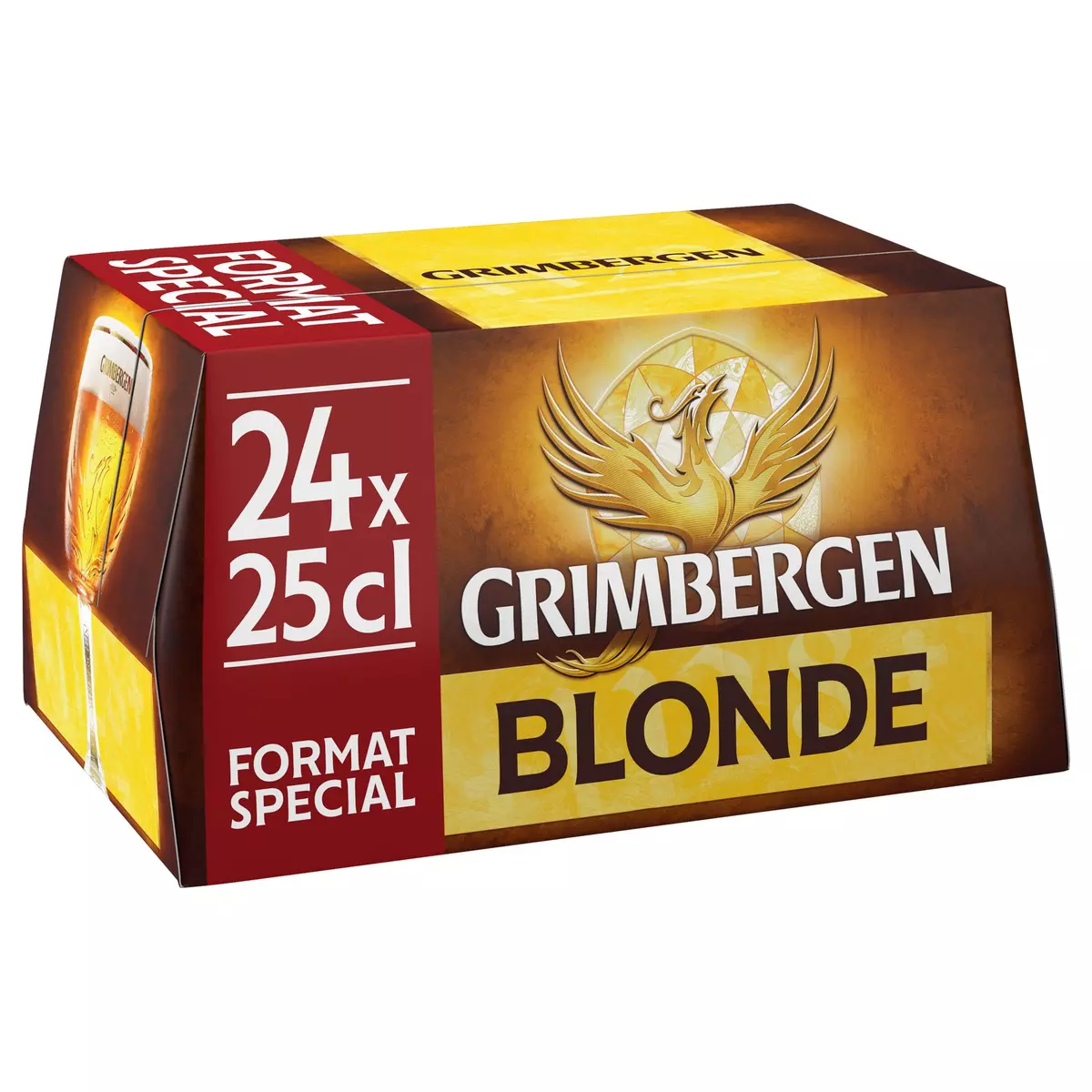 GRIMBERGEN Bière blonde d'Abbaye 6,7% bouteilles 24x25cl