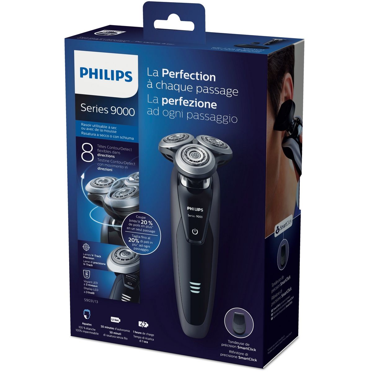PHILIPS Rasoir électrique S9031/13 - Noir