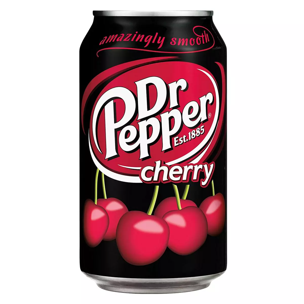 DR PEPPER Cherry boisson gazeuse au cola aromatisée cerise boîte 33cl