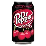 DR PEPPER Cherry boisson gazeuse au cola aromatisée cerise boîte 33cl