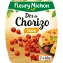 FLEURY MICHON Dés de chorizo doux 2x60g