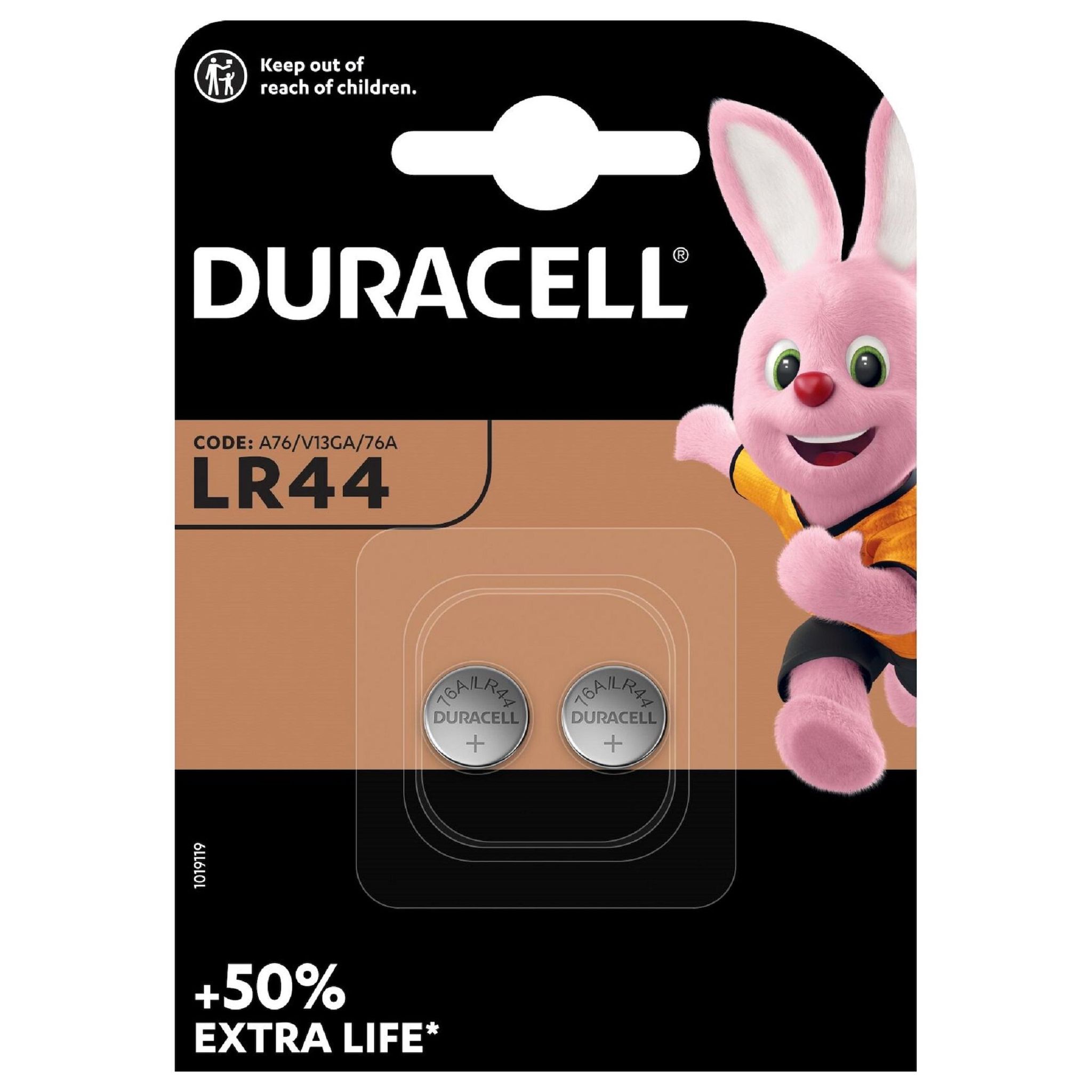 DURACELL Piles spe lr 44 x 2