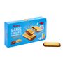 Voir la diapositive 2 : AUCHAN Biscuits sablés fourrés au chocolat au lait sachets individuels 10 biscuits 295g