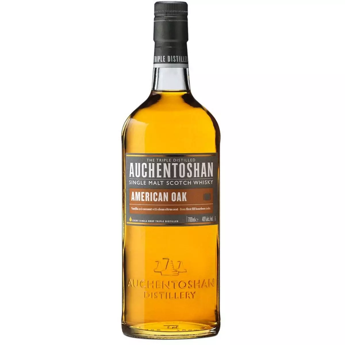 AUCHENSTOSHAN Scotch whisky single malt american oak 40% 70cl