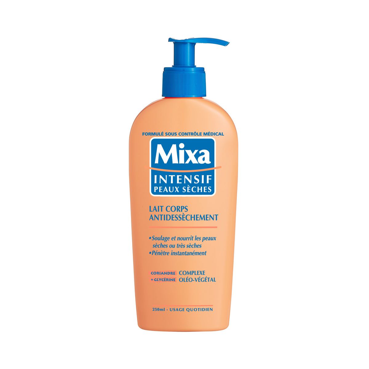 MIXA Intensif Lait corps antidessèchement peaux sèches 250ml