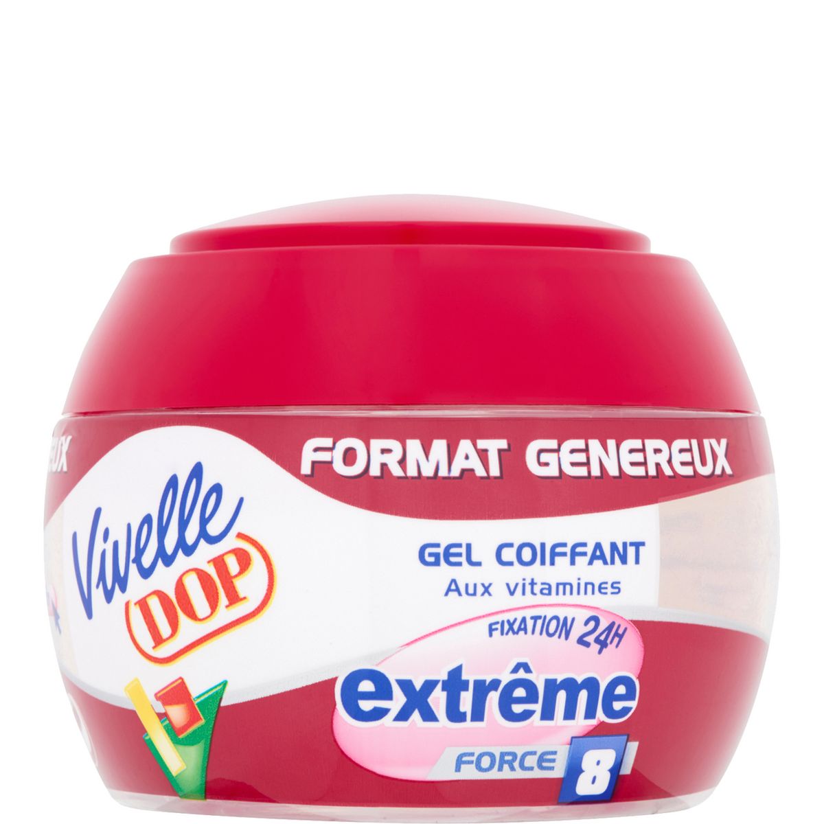 VIVELLE DOP Gel coiffant fixation extrême 24h force 8 200ml
