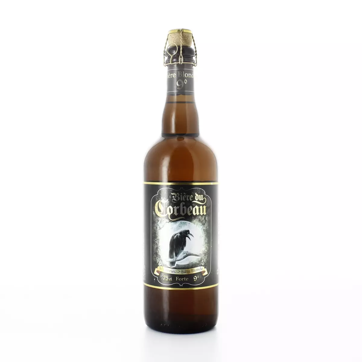 BIERE DU CORBEAU Bière blonde forte 9% bouteille 75cl