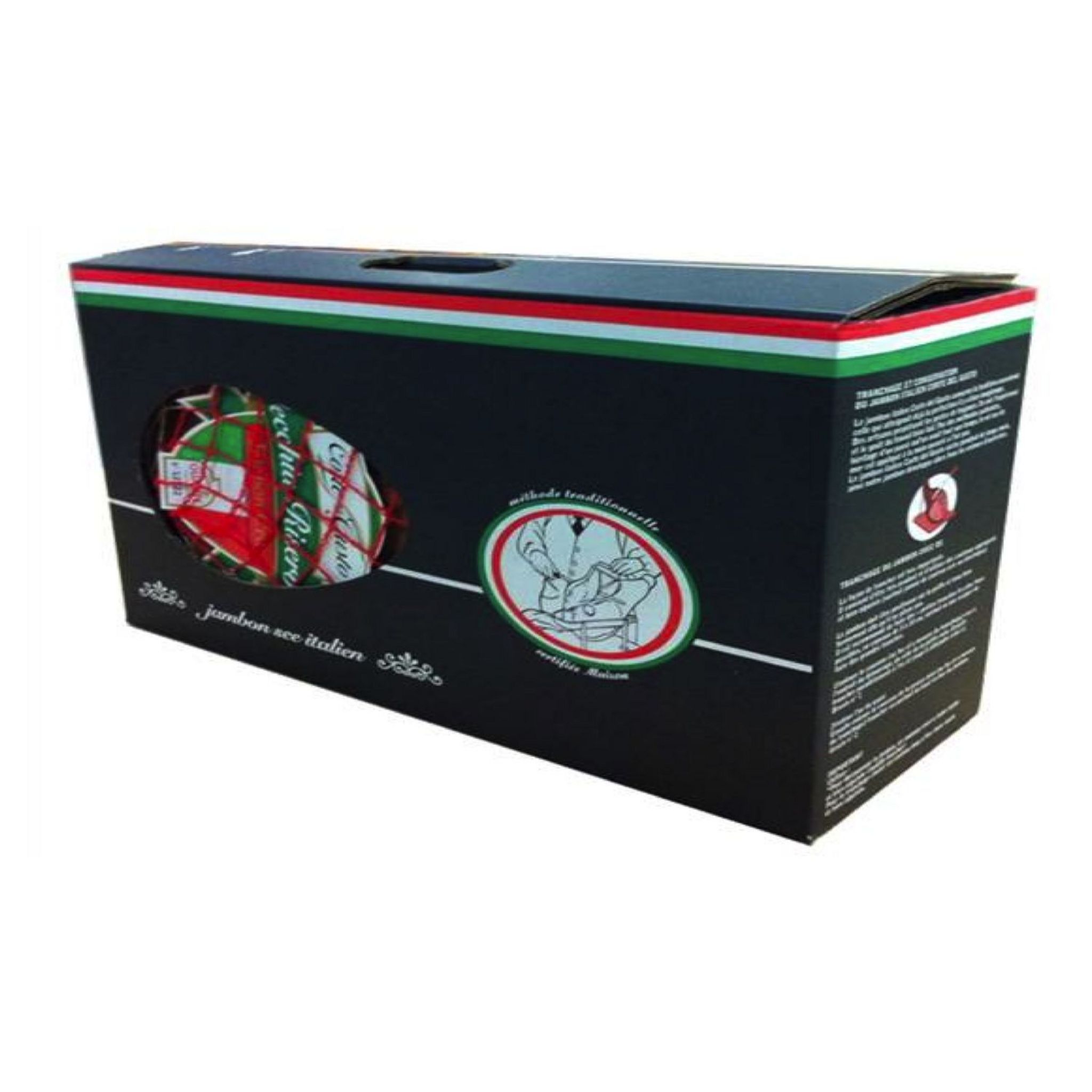 AUCHAN Jambon italien avec os coffret 5,5kg