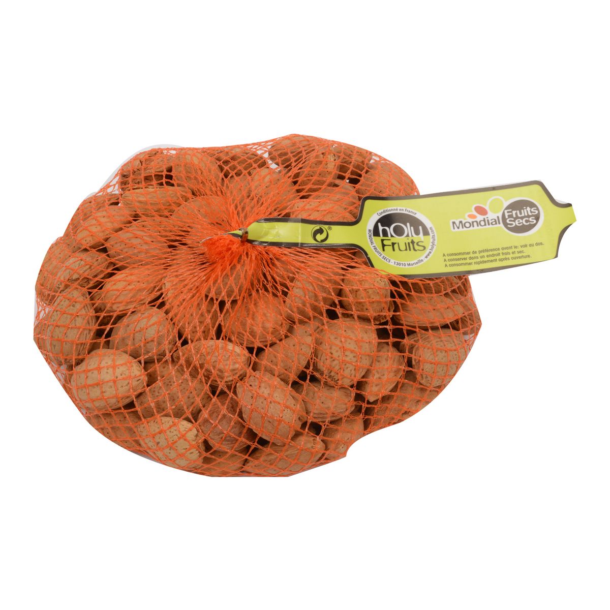 HOLYFRUITS Amandes en coques 400g