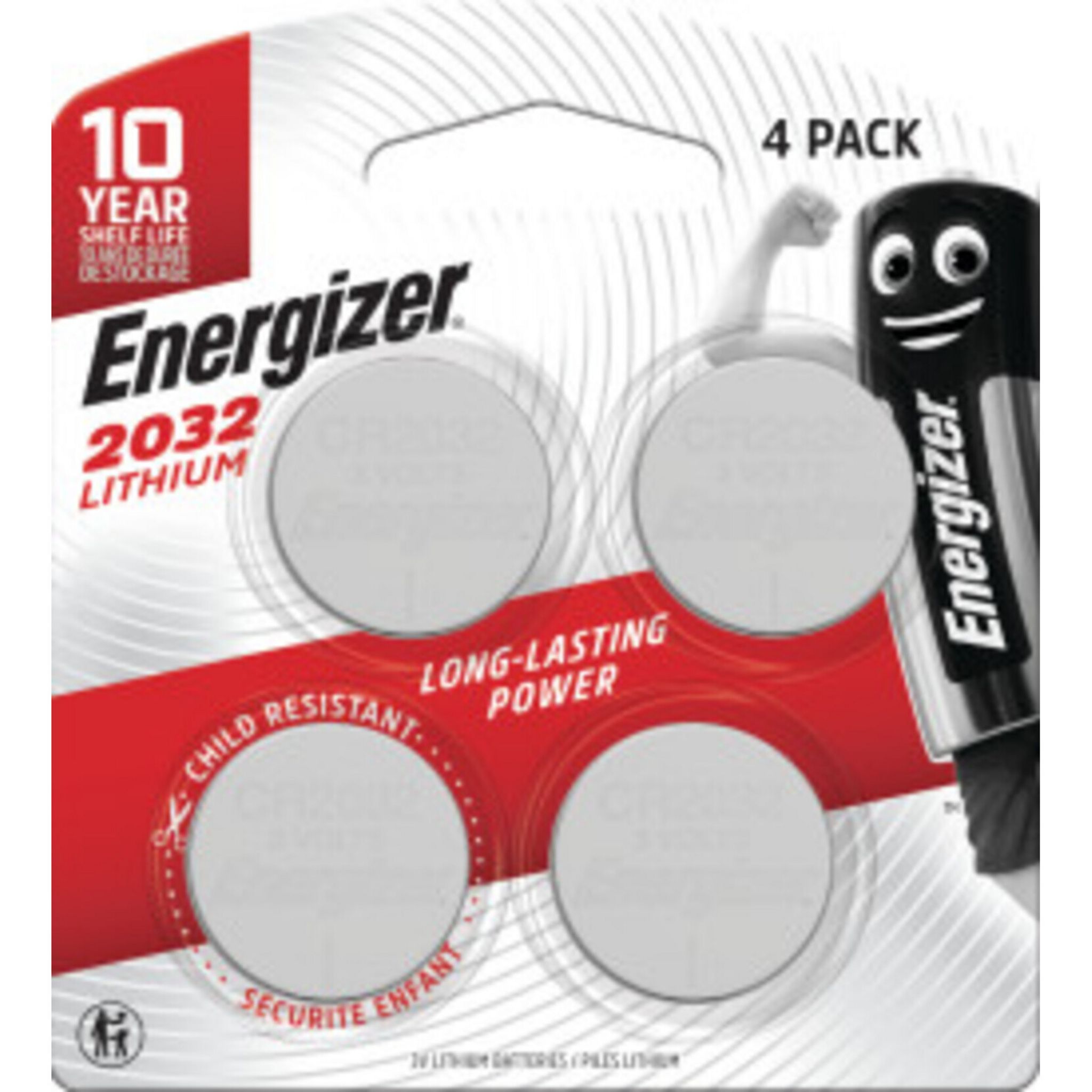 ENERGIZER Piles CR/2032 lithium 3v