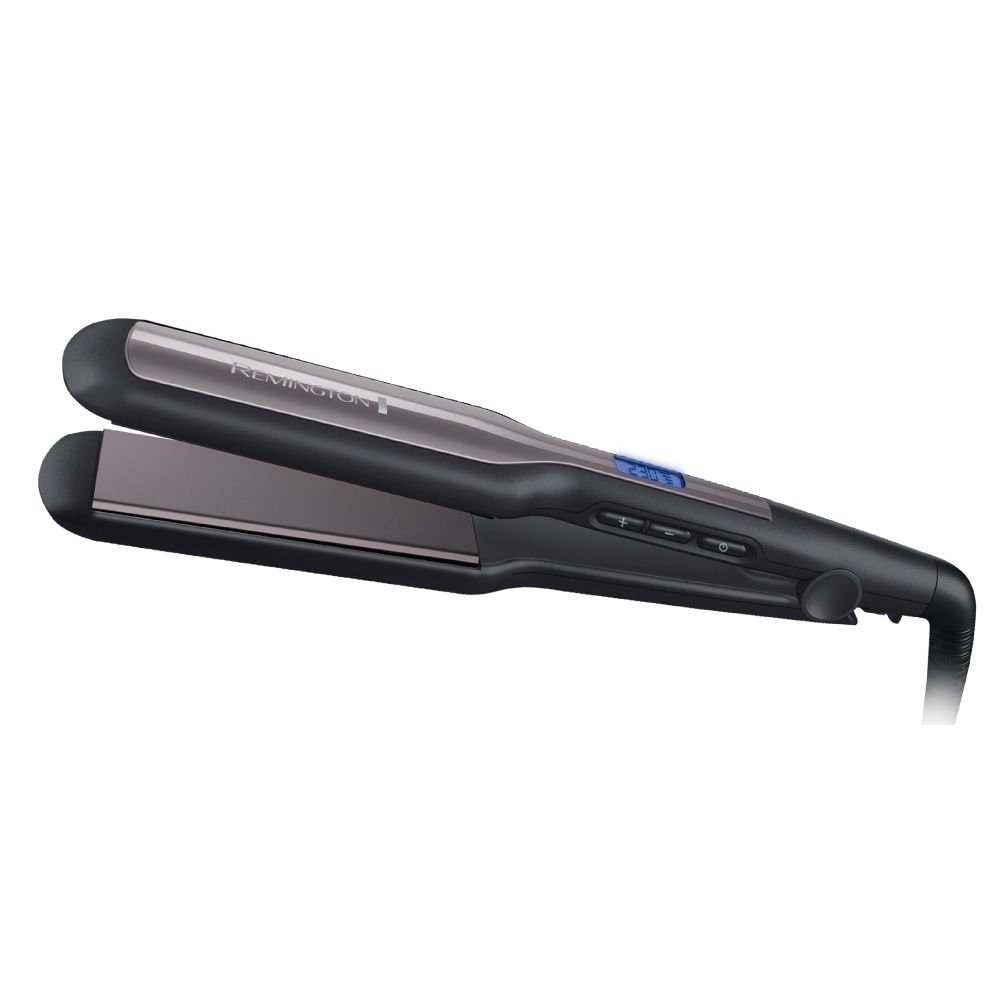 Voir la diapositive 5 : REMINGTON Lisseur céramique S5525 Pro plaques larges - Noir