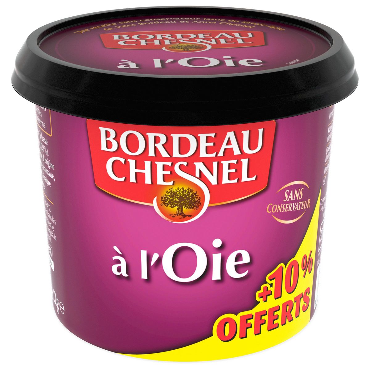 BORDEAU CHESNEL Spécialité charcutière à l’Oie 1 pièce 220g + 10% offert