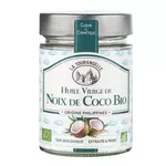 LA TOURANGELLE Huile vierge de noix de coco bio cuisine et cosmétique 31,4cl