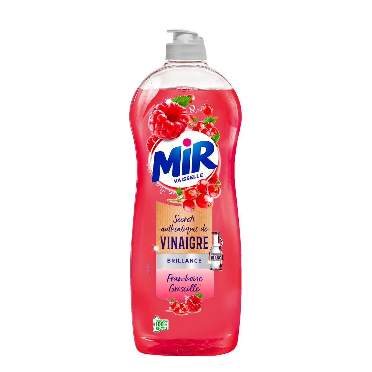 MIR Liquide vaisselle dégraissant framboise groseille 750ml
