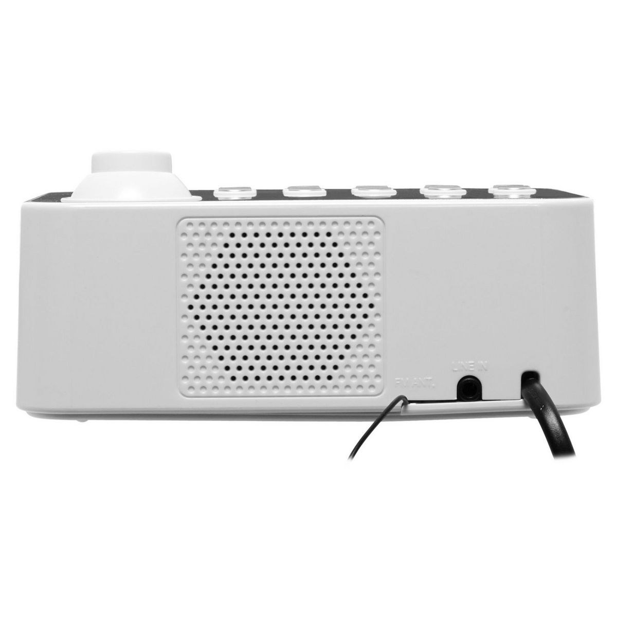 MUSE Radio-réveil avec projection de l'heure - Blanc - M-178 PW