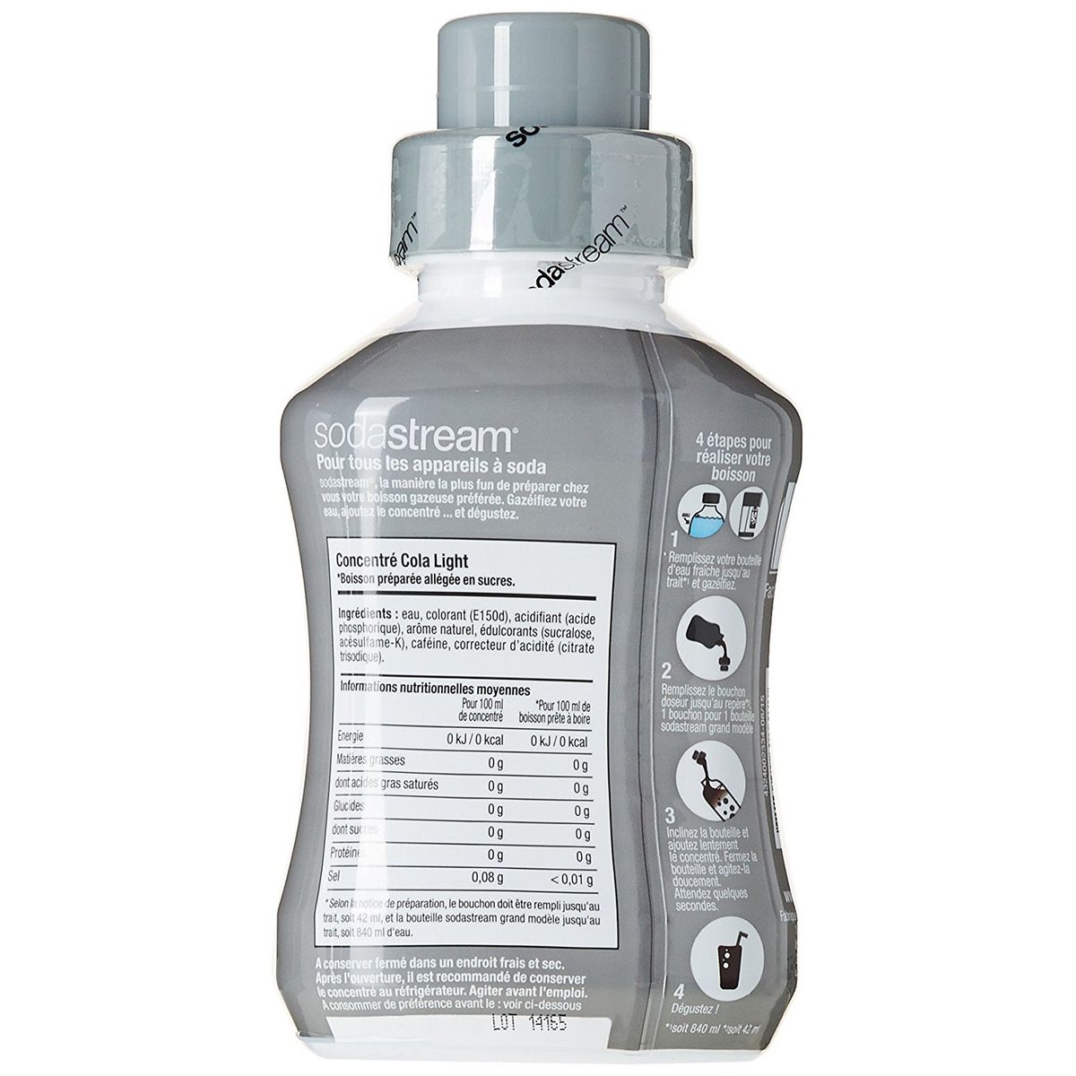 SODASTREAM Concentré cola light 500ml