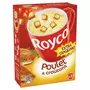 ROYCO Soupe instantanée poulet et croûtons extra craquant 3 sachets 60cl