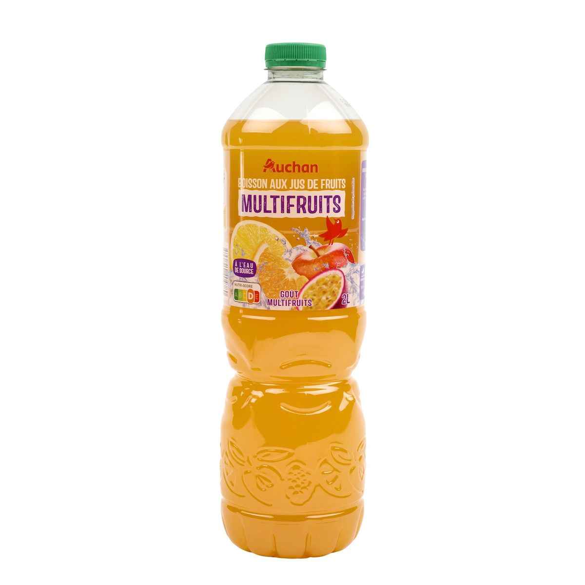 AUCHAN Boisson aux fruits goût multifruits 2l