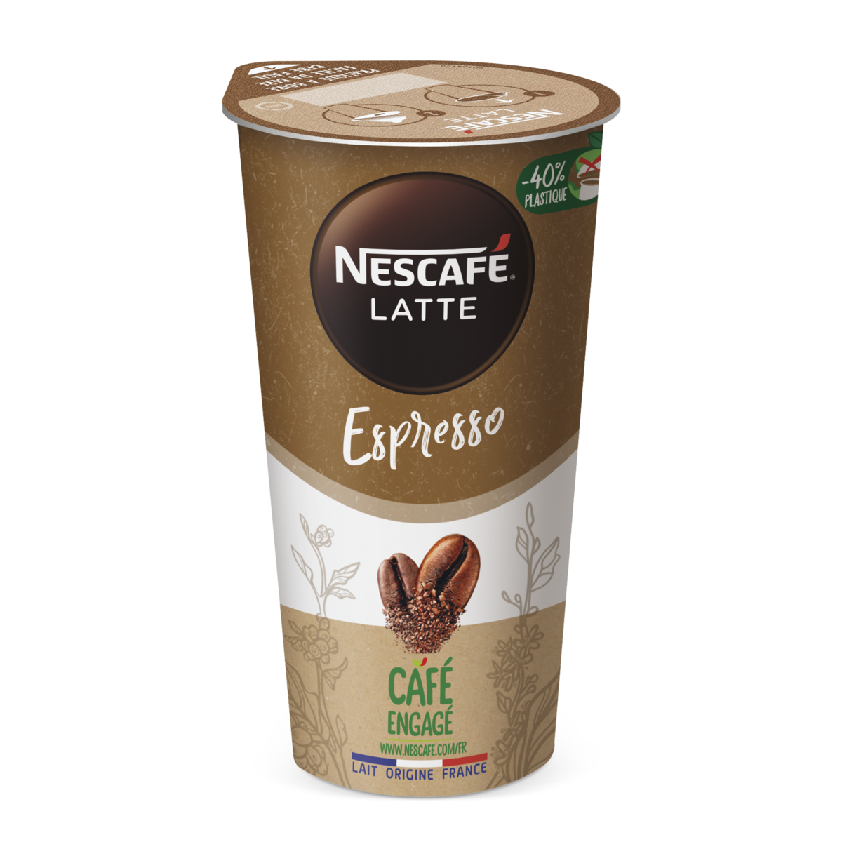 NESCAFE Shakissimo Boisson latté espresso 190ml