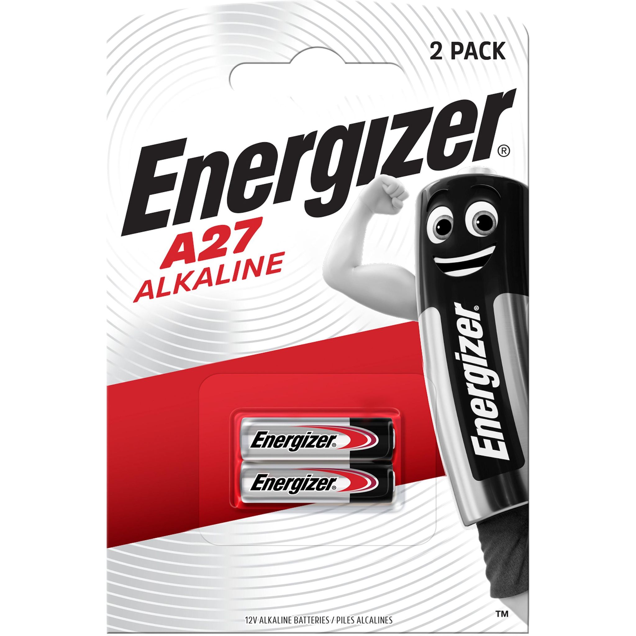 ENERGIZER 2 piles miniature alcaline A27