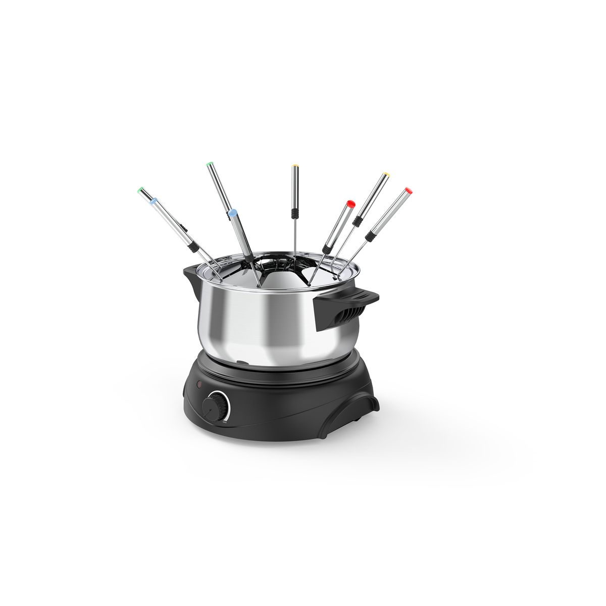 Voir la diapositive 3 : SILVERSTYLE Appareil à fondue électrique 533 - 8 personnes