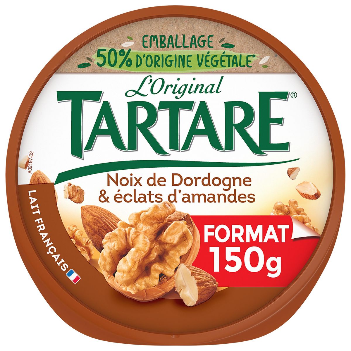 TARTARE Fromage frais à tartiner noix et amandes 150g