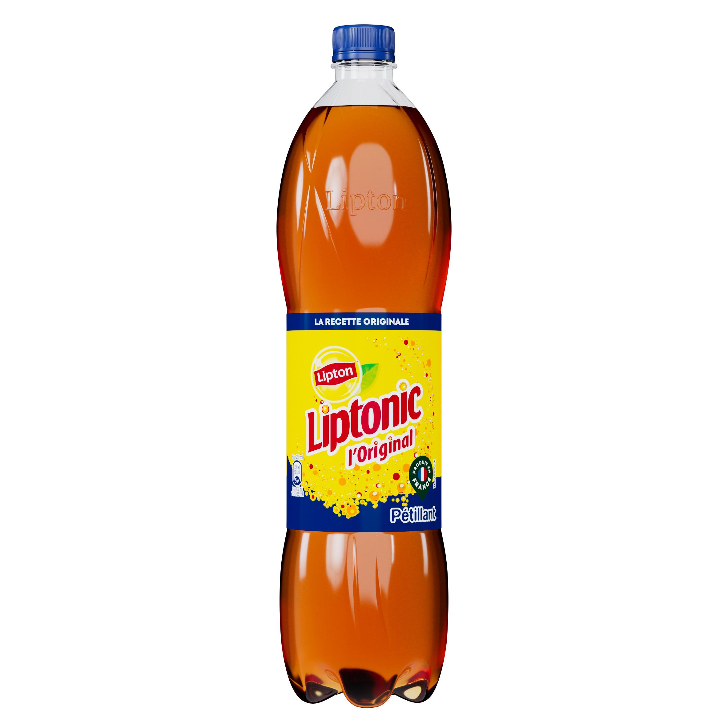 Voir la diapositive 2 : LIPTONIC Boisson gazeuse à base de thé 1,5l