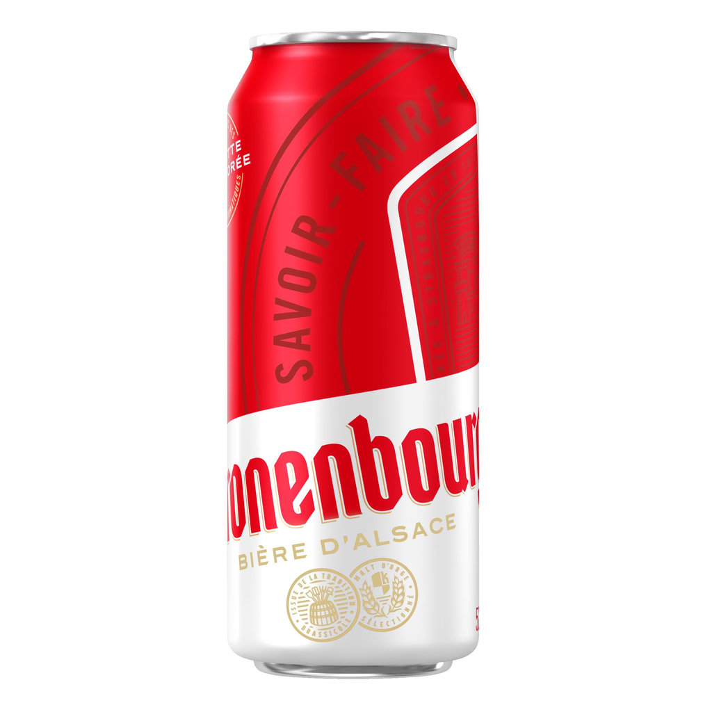 KRONENBOURG Bière blonde légère 4,2% boîte 50cl