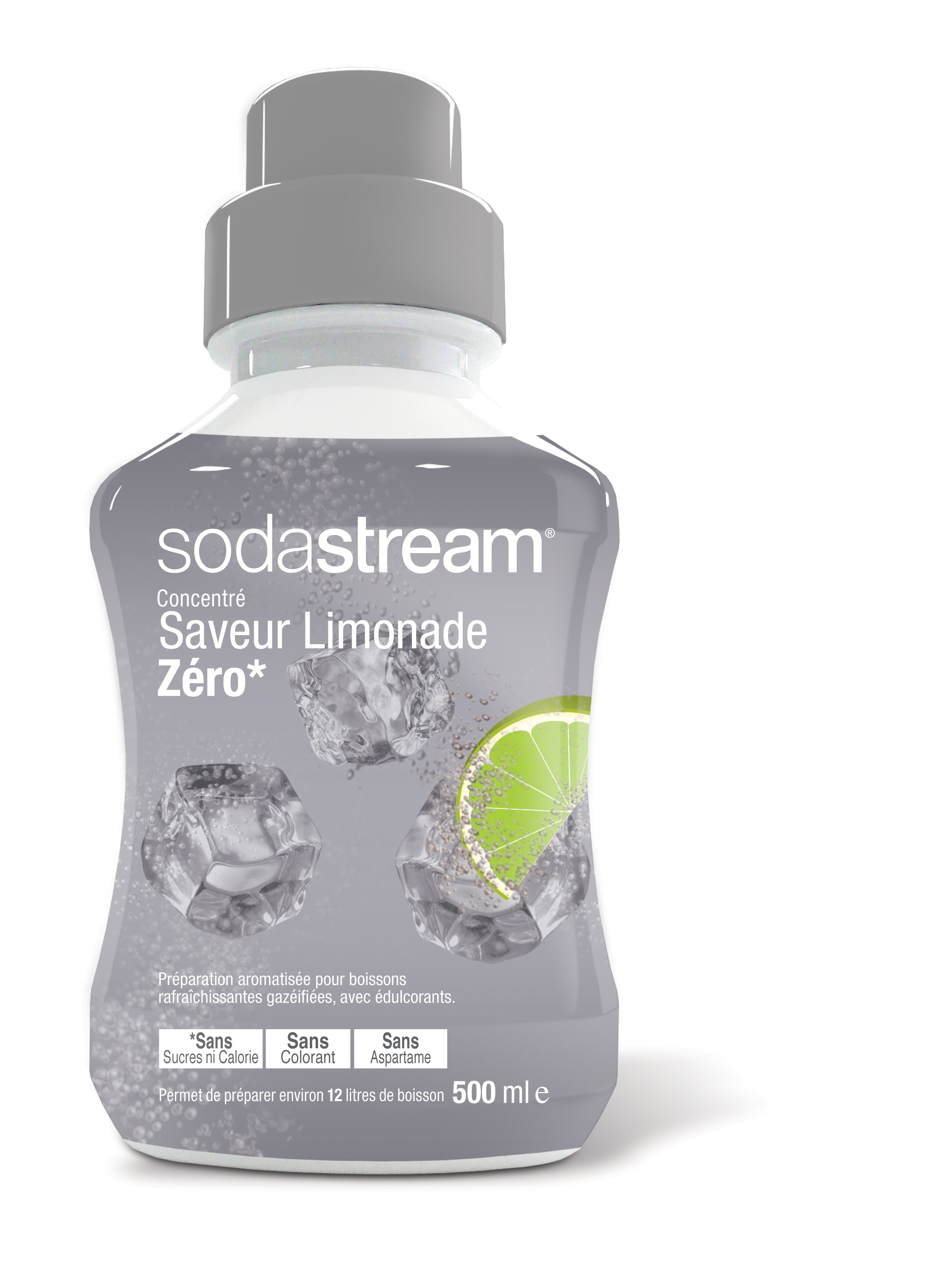 Voir la diapositive 2 : SODASTREAM Concentré saveur limonade zéro pour boisson gazeuse