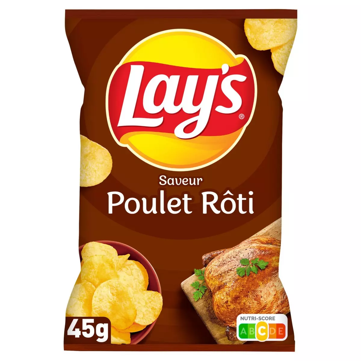 LAY'S Chips saveur poulet rôti 45g