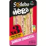 SODEBO Le Méga Sandwich pain complet jambon emmental 230g