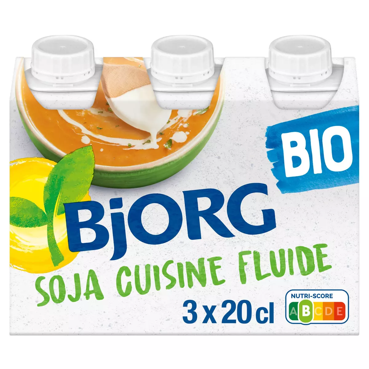 BJORG Soja cuisine fluide bio 3x20cl
