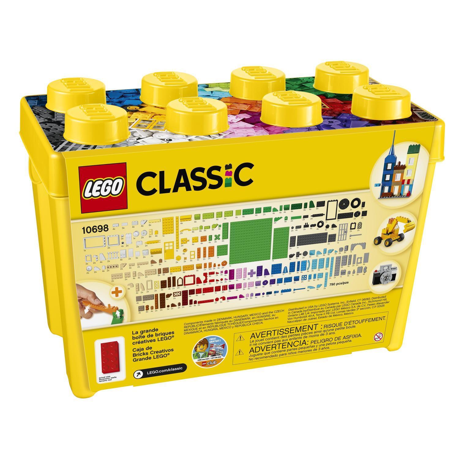 Voir la diapositive 8 : LEGO Classic 10698 La Boîte de Briques Créatives Deluxe - Jeu Créatif pour Enfant 4 ans