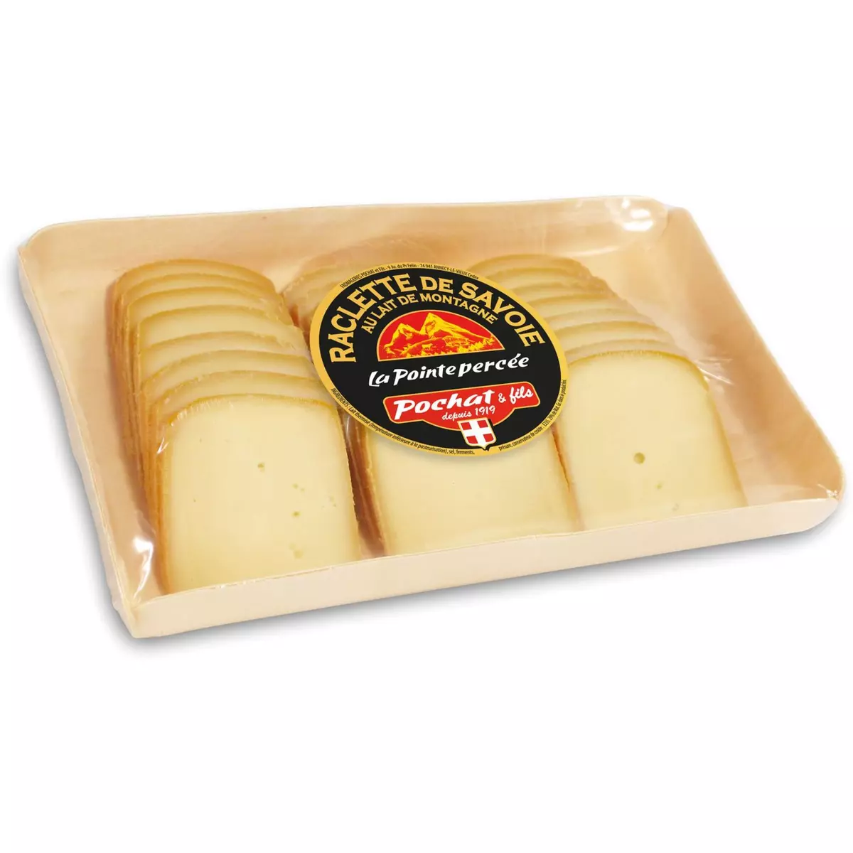 POCHAT & FILS Plateau de fromage de Savoie à raclette 550g