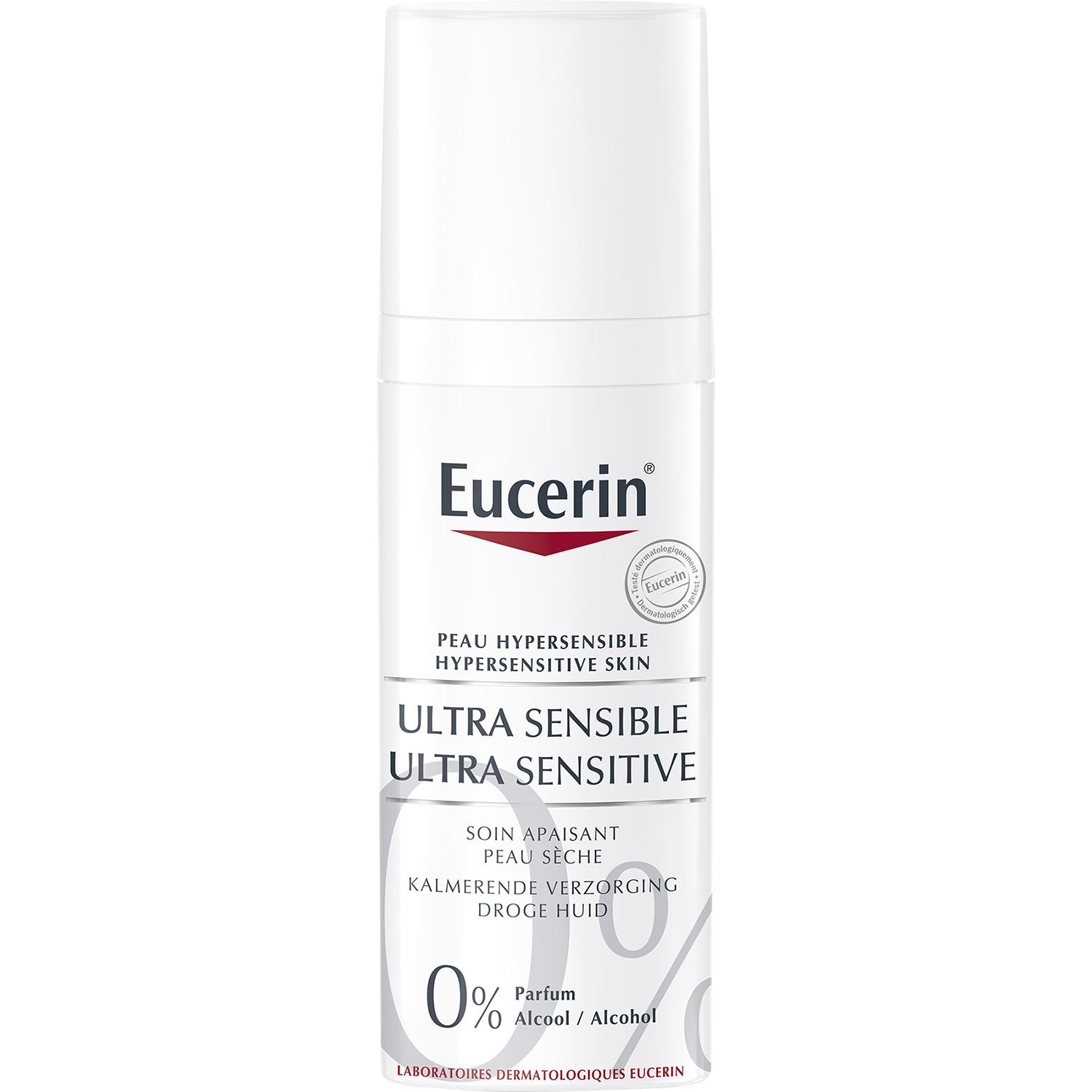 Voir la diapositive 2 : EUCERIN Ultra sensible Soin apaisant peau sèche 50ml