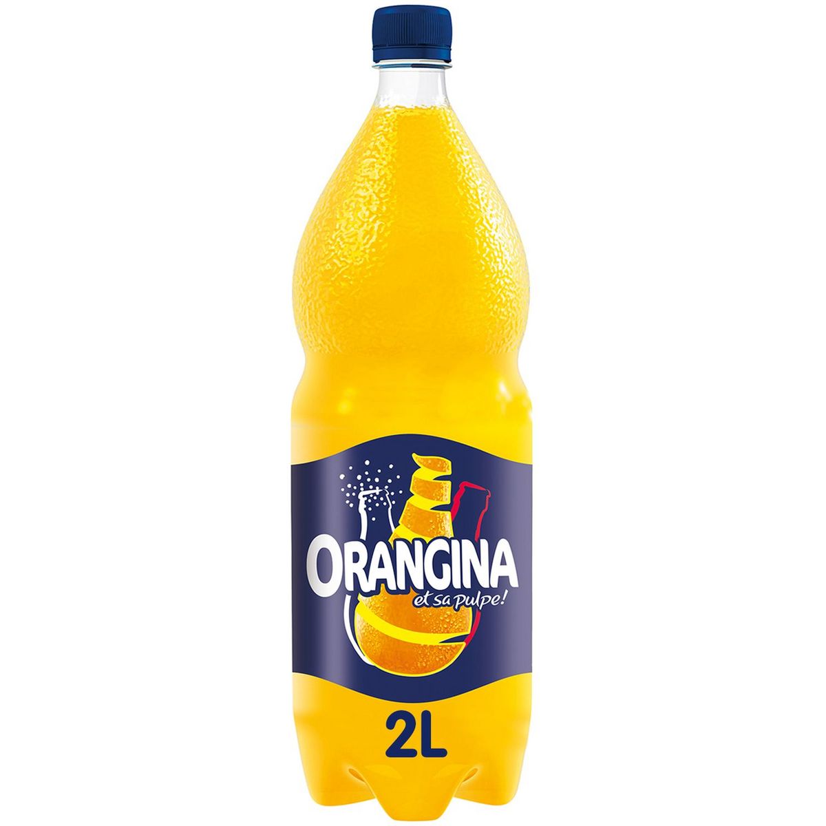 ORANGINA Boisson gazeuse à la pulpe de fruit jaune 2l